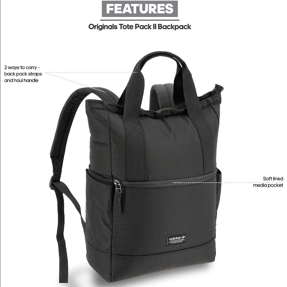 Two way tote and backpack